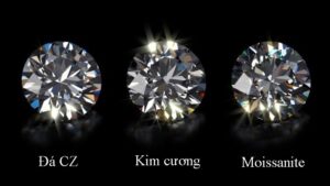 So sánh đá CZ và kim cương, Moissanite
