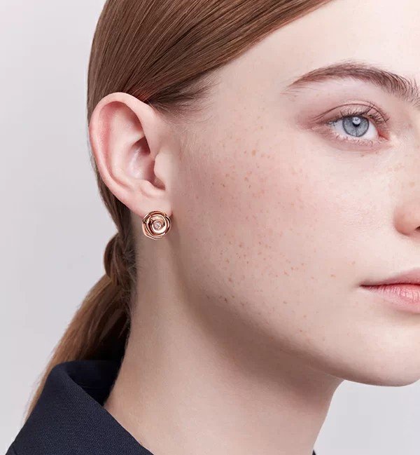 Bông tai khoen tròn vàng 18k