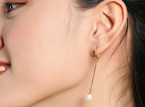 Bông tai vàng dài