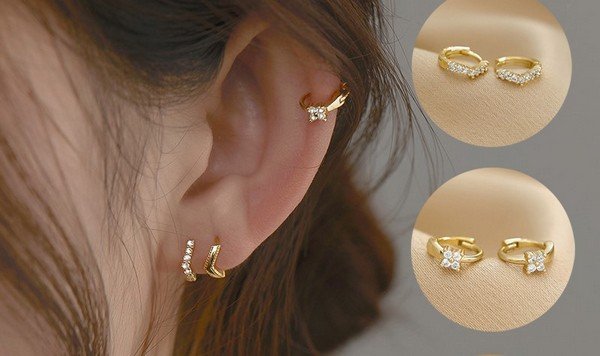 Bông tai vàng tây