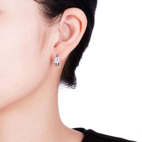 Bông  tai vàng trắng