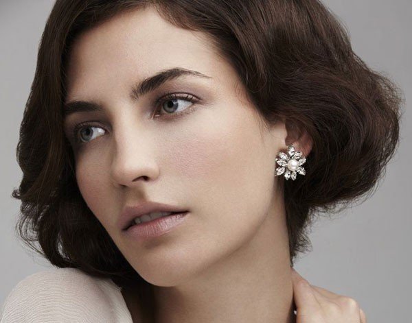 Bông  tai vàng trắng