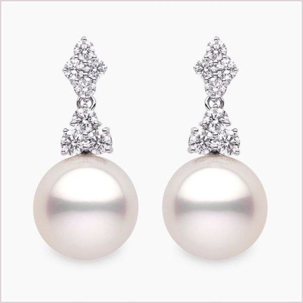 Bông  tai vàng trắng