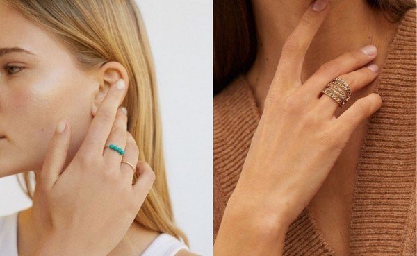 Đeo nhẫn ngón giữa