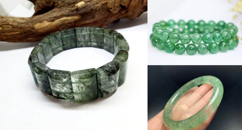 Vòng đá thạch anh xanh